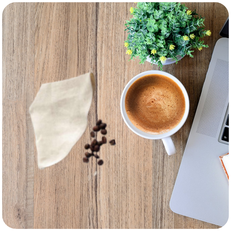 Filtre à café réutilisable en tissu bio - Solide !