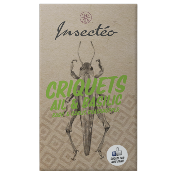 Criquets | Ail & basilic